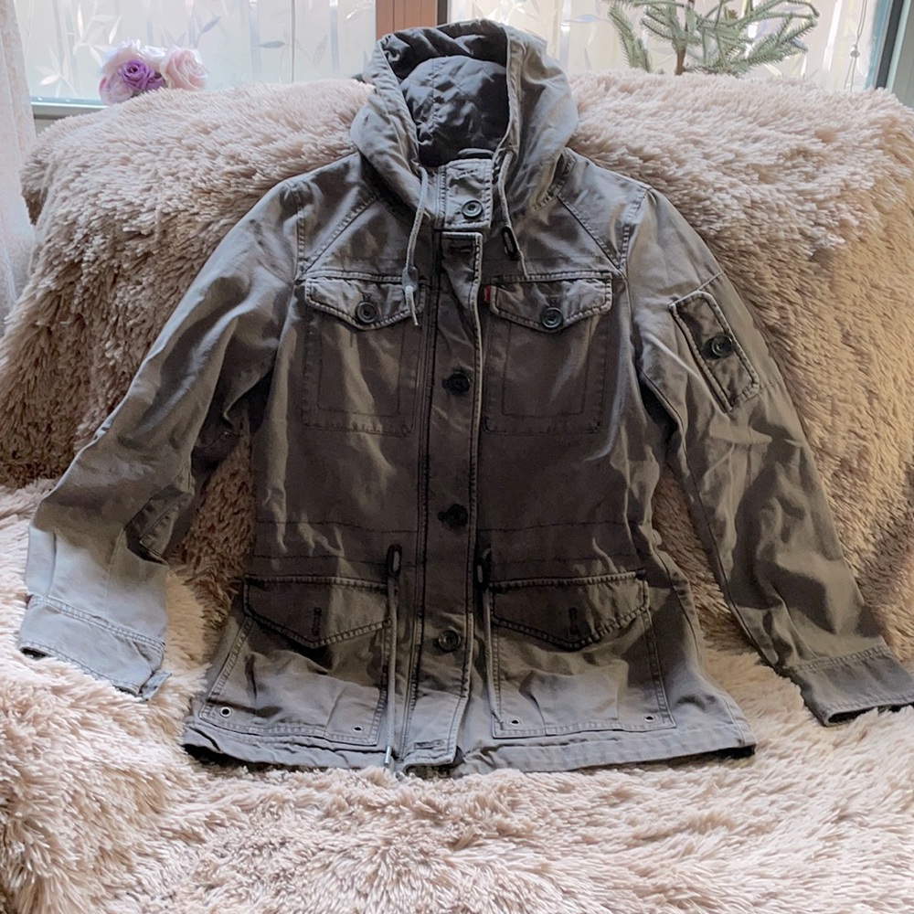 Levi’s Women Hooded Military Jacket